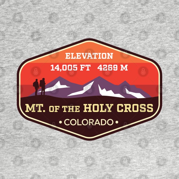 Mount of the Holy Cross Colorado 14ers Climbing Badge by TGKelly